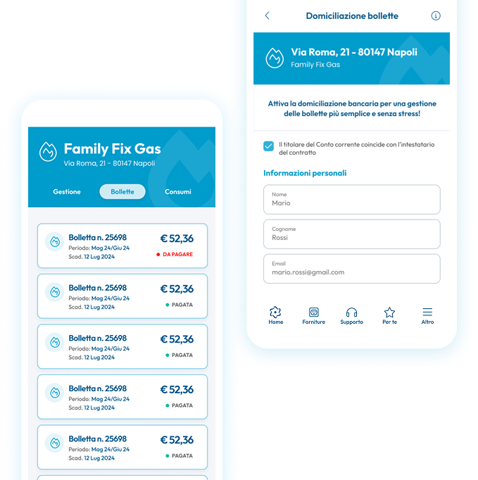 Comunica l'autolettura Gas